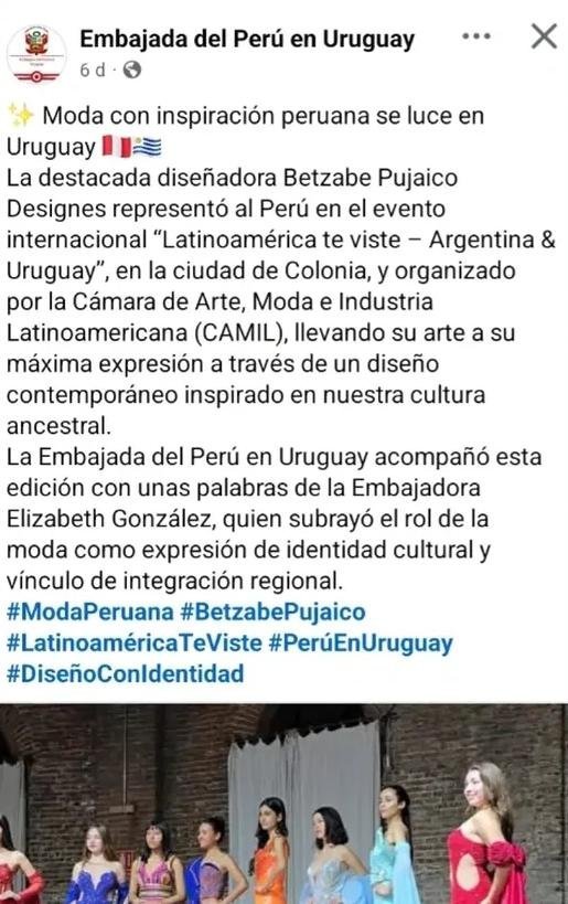 Publicación de la Embajada del Perú en Uruguay